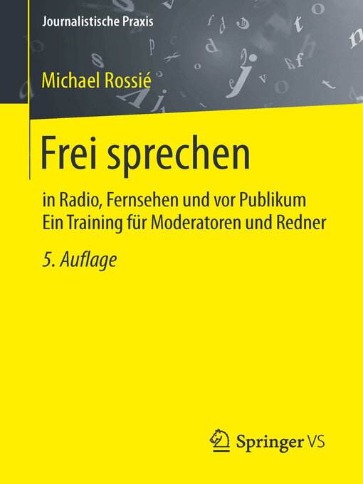 Title details for Frei sprechen by Michael Rossié - Available